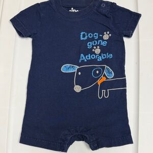 Circo Dark Blue Baby Romper